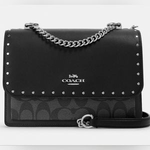 Coach chain strap crossbody purse